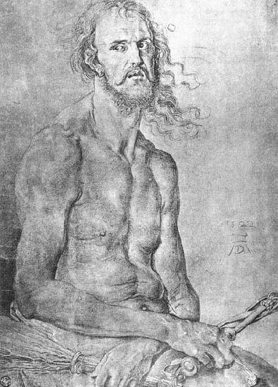 Albrecht Durer Self-Portrait as the Man of Sorrows